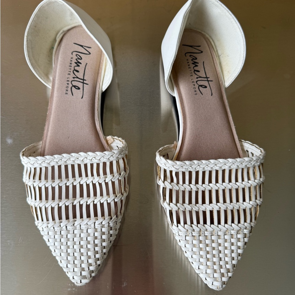 NRW Nannette Women's Cream Woven Loafers